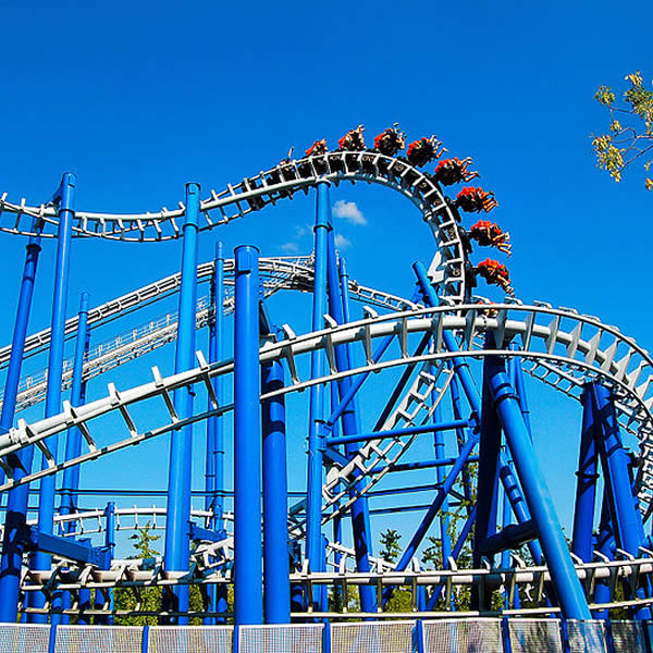 Il Blue Tornado nel Parco Gardaland