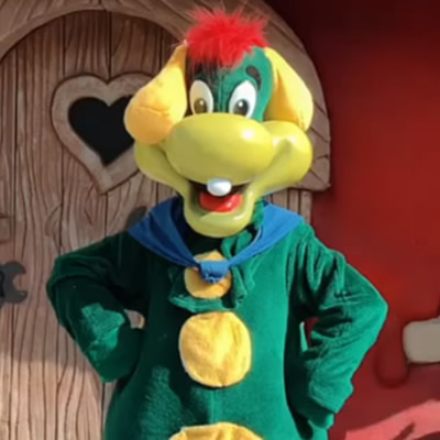 La mascotte di Gardaland Prezzemolo